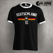 Deutschland T-Shirt für Herren Damen Fussball Germany Trikot Geburtstagsgeschenk