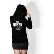 Personalisierte Partner Hoodies Her King & His Queen mit Wunschdatum Pärchen