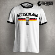 Deutschland T-Shirt für Herren Damen Fussball Germany Trikot Geburtstagsgeschenk