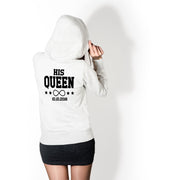 Personalisierte Partner Hoodies Her King & His Queen mit Wunschdatum Pärchen