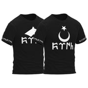 Göktürk Türk T-Shirt Shirt mut Ayyildiz Flagge Tshirt Göktürk Devleti Bozkurt