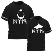 Göktürk Türk T-Shirt Shirt mut Ayyildiz Flagge Tshirt Göktürk Devleti Bozkurt