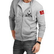 Göktürk Hoodie Herren – Türkisches Symbol Pullover Stolze Türken Kapuzenjacke