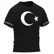 Göktürk Türk T-Shirt Shirt mut Ayyildiz Flagge Tshirt Göktürk Devleti Bozkurt