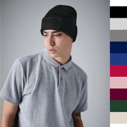 Mütze Beanie für Herren Damen mit Wunschbeschriftung hochwertig Tolles Geschenk