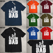 The Walking Dad T-Shirt Geschenk Weihnachten Fun Papa Vater Eltern Kinderwagen