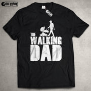 The Walking Dad T-Shirt Geschenk Weihnachten Fun Papa Vater Eltern Kinderwagen