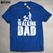 The Walking Dad T-Shirt Geschenk Weihnachten Fun Papa Vater Eltern Kinderwagen