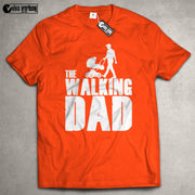 The Walking Dad T-Shirt Geschenk Weihnachten Fun Papa Vater Eltern Kinderwagen