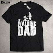 The Walking Dad T-Shirt Geschenk Weihnachten Fun Papa Vater Eltern Kinderwagen