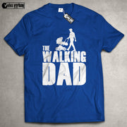 The Walking Dad T-Shirt Geschenk Weihnachten Fun Papa Vater Eltern Kinderwagen