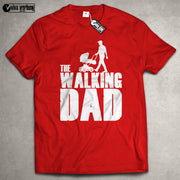 The Walking Dad T-Shirt Geschenk Weihnachten Fun Papa Vater Eltern Kinderwagen