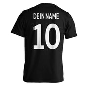 Deutschland T-Shirt Fußball Fan Trikot T-Shirt mit Name Nummer für Herren Damen