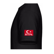 Göktürk Türk T-Shirt mit Ayyildiz Flagge Bozkurt Trabzon Besiktas Türkei Türkiye