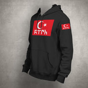 Türk Göktürk Ayyildiz Hoodie Pulli Pullover Türkiye Militär Asker Kurt Schwarz