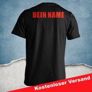 Albania T-Shirt für Herren Damen mit Name Numme Geburtstag Geschenk Adler Flagge