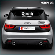OSMANLI OTTOMAN EMPIRE AUFKLEBER STICKER WANDTATTOO AUTOAUFKLEBER max 23cm breit