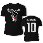 Besiktas T-Shirt Herren Damen Shirt mit Name Carsi bjk Fahne Geschenk Geburtstag