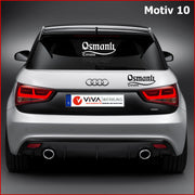 OSMANLI OTTOMAN EMPIRE AUFKLEBER STICKER WANDTATTOO AUTOAUFKLEBER max 23cm breit