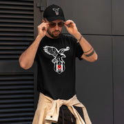 Besiktas T-Shirt Herren Damen Shirt mit Name Carsi bjk Fahne Geschenk Geburtstag