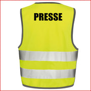 Warnweste Gelb Sicherheitsweste Weste Security Ordner Crew Junggesellenabschied