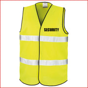 Warnweste Gelb Sicherheitsweste Weste Security Ordner Crew Junggesellenabschied