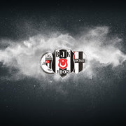 Wandtattoo mit Besiktas Fahne Flagge Wappen kara kartal Ayyildiz 60x95 cm Geschenk für Herren Damen Kinder Männer Kinderzimmer Aufkleber BJK