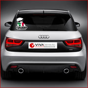 Italiano on Board - Baby on board - Autoaufkleber - Italien sticker - Wandtattoo - Italiano 14x20cm - Geschenk für Eltern - Italia Aufkleber