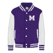 College Jacke mit Initiale Buchstabe Personalisierte College Jacke mit Wunschbuchstabe oder Zahl im College-Look für Herren Damen und Kinder