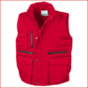 Weste arbeitsweste ohne oder mit Beschriftung jacke winterweste bodywarmer result