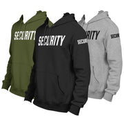 Security hoodie - kapuzenpullover sicherheitsdienst - türsteher ausrüstung pulli - bis 5xl für herren und damen - hält warm - weiches gefühl