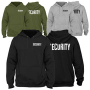 Security hoodie - kapuzenpullover sicherheitsdienst - türsteher ausrüstung pulli - bis 5xl für herren und damen - hält warm - weiches gefühl