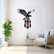 Beşiktaş Wandtattoo Wappen | Besiktas Logo Wandsticker | Fußball Deko Türkei |