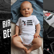 Besiktas Baby Bodies Babamin ogluyum cünkü tulum bebek Bodysuit Geschenk