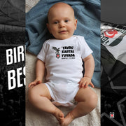 Besiktas Baby Bodies Babamin ogluyum cünkü tulum bebek Bodysuit Geschenk