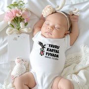 Besiktas Baby Bodies Babamin ogluyum cünkü tulum bebek Bodysuit Geschenk