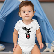 Besiktas Baby Bodies Babamin ogluyum cünkü tulum bebek Bodysuit Geschenk