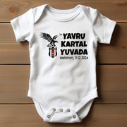 Besiktas Baby Bodies Babamin ogluyum cünkü tulum bebek Bodysuit Geschenk