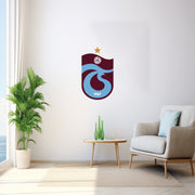 Trabzonspor Wandtattoo Wappen | Fußball Wandsticker Türkei | Fan Deko Aufkleber
