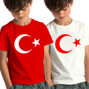 Türkei Türkiye Kinder T-Shirt Halbmond Stolz EM WM Fanartikel Geschenk