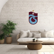 Trabzonspor Wandtattoo Wappen | Fußball Wandsticker Türkei | Fan Deko Aufkleber