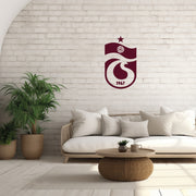 Trabzonspor Wandtattoo Wappen | Fußball Wandsticker Türkei | Fan Deko Aufkleber