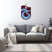 Trabzonspor Wandtattoo Wappen | Fußball Wandsticker Türkei | Fan Deko Aufkleber