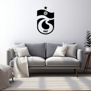Trabzonspor Wandtattoo Wappen | Fußball Wandsticker Türkei | Fan Deko Aufkleber