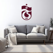Trabzonspor Wandtattoo Wappen | Fußball Wandsticker Türkei | Fan Deko Aufkleber