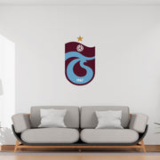 Trabzonspor Wandtattoo Wappen | Fußball Wandsticker Türkei | Fan Deko Aufkleber