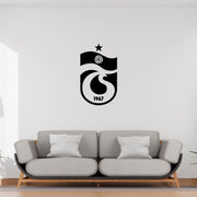 Trabzonspor Wandtattoo Wappen | Fußball Wandsticker Türkei | Fan Deko Aufkleber