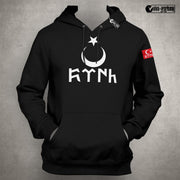 Göktürk Hoodie Herren – Türkisches Symbol Pullover Stolze Türken Kapuzenpullover
