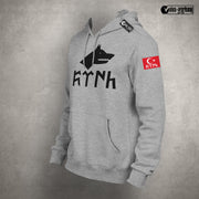 Göktürk Hoodie Herren – Türkisches Symbol Pullover Stolze Türken Kapuzenpullover