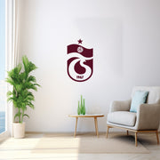 Trabzonspor Wandtattoo Wappen | Fußball Wandsticker Türkei | Fan Deko Aufkleber